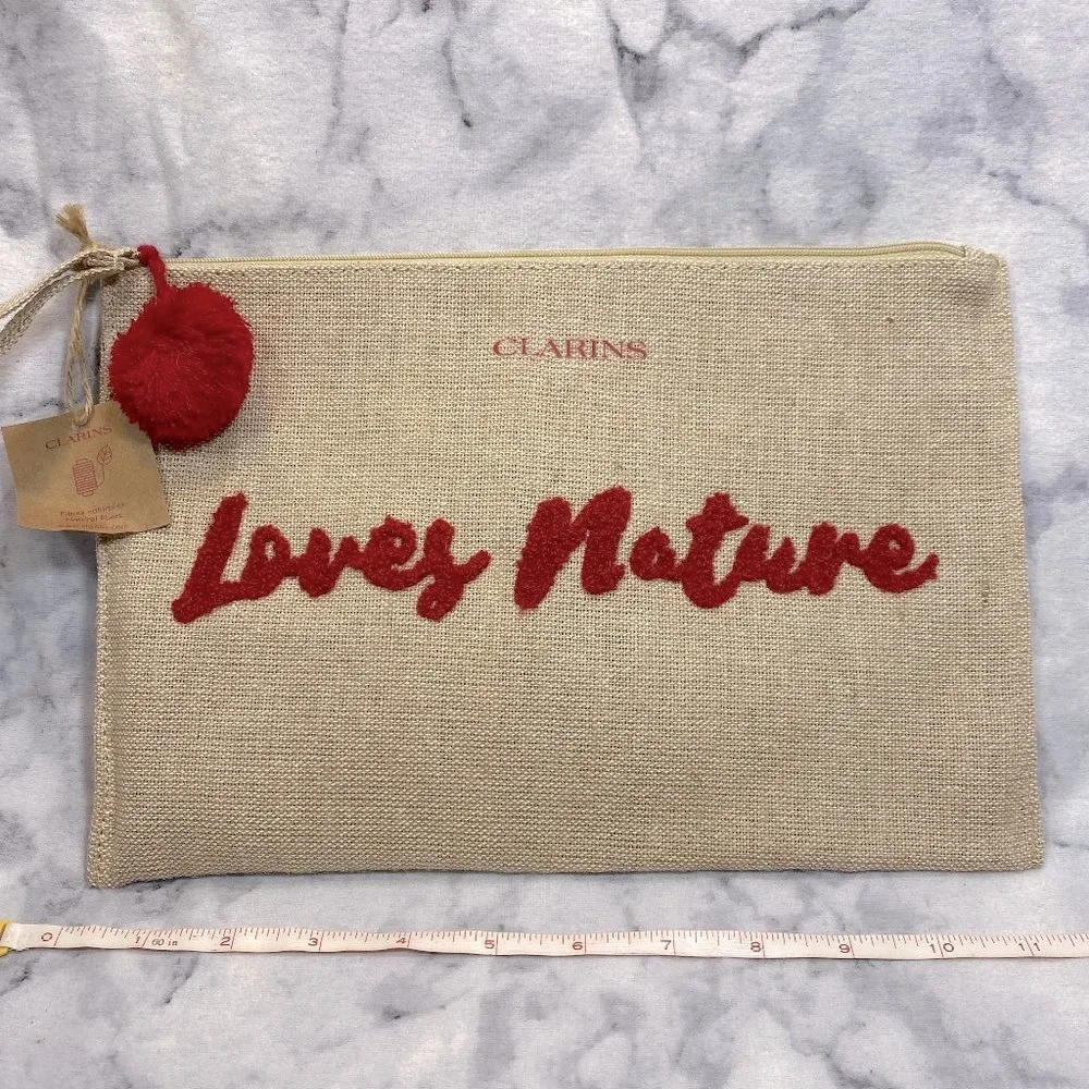 Clarins Loves Nature Beauty Gift Set-Mask, Firming, Eye Serum & Lip Oil-5pc-NEW